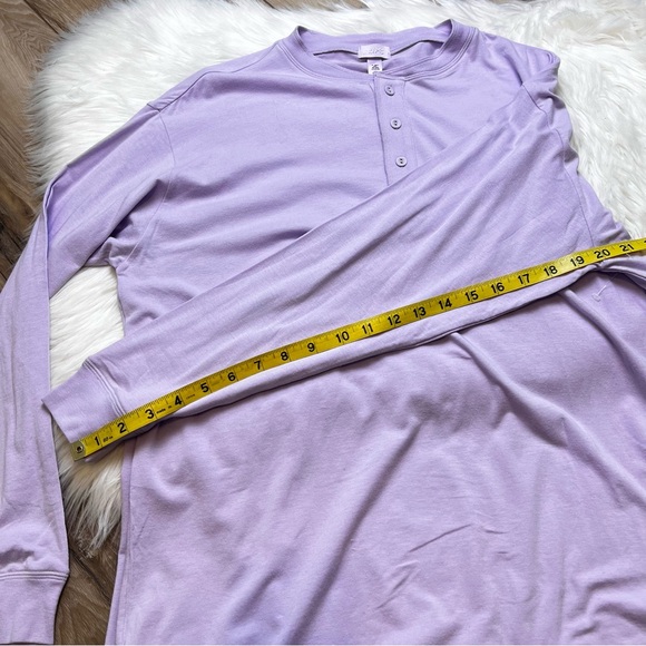 SKIMS Boyfriend Long Sleeve Henley. Size Small. New Without Tags. - Picture 10 of 13